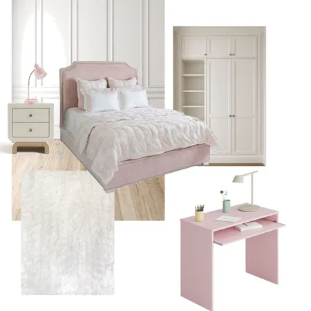 Dormitorio niña Interior Design Mood Board by LB