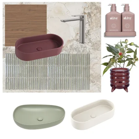 Farmhouse/Mid Century Basin Options Interior Design Mood Board by Christie Wood