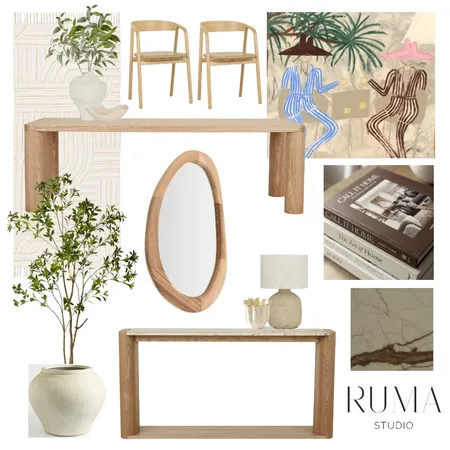 Hornick Residence - Dining and Entry Interior Design Mood Board by Ruma Studio