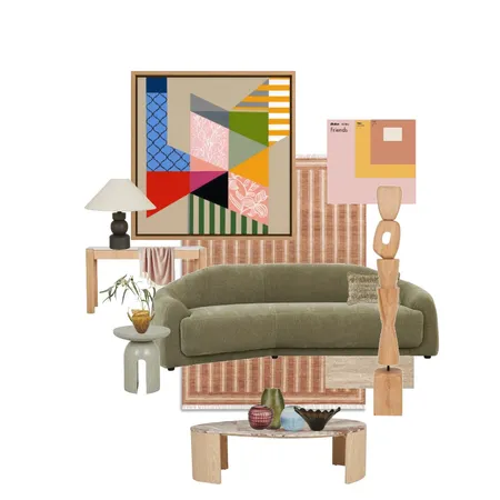Spring Colour Field Interior Design Mood Board by Lucy Moloney Studio