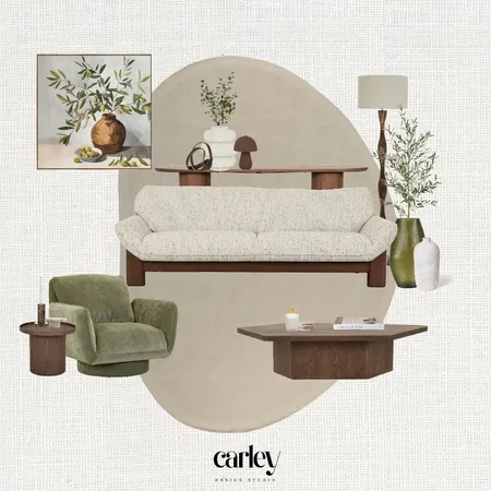 Lounge - Globe West - Clover Interior Design Mood Board by Carley Design Studio