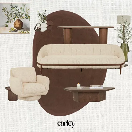 Lounge - Globe West - Sand Fleck Interior Design Mood Board by Carley Design Studio