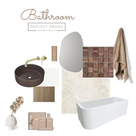 Soft Blush Bathroom Concept 2 Interior Design Mood Board by Project Abode