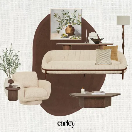 Lounge - Globe West - Sand Fleck Interior Design Mood Board by Carley Design Studio