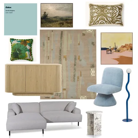 Living Room Moodboard Interior Design Mood Board by blukasik