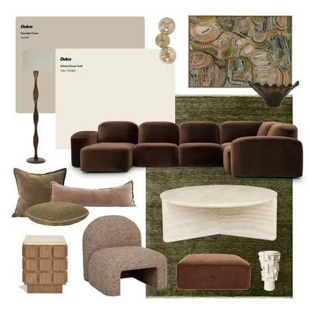 Dulux Sensory Mood Board Interior Design Mood Board by Genevieve Erougian