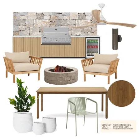 Drew and Leah Outdoor Living Digital Sample Board Interior Design Mood Board by c.halacoglu@hotmail.com