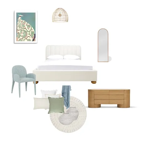 Bedroom  - Art as a starting point Interior Design Mood Board by carolynporteous