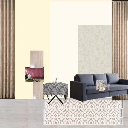 зал гост бак26 Interior Design Mood Board by Ева
