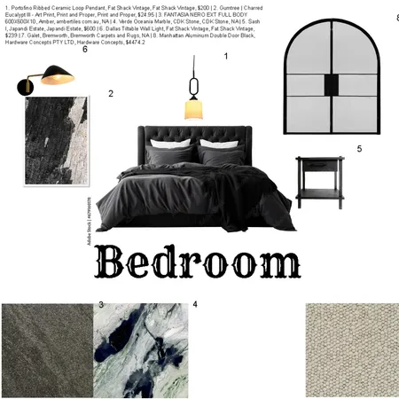 bedroom Interior Design Mood Board by r_caldwell