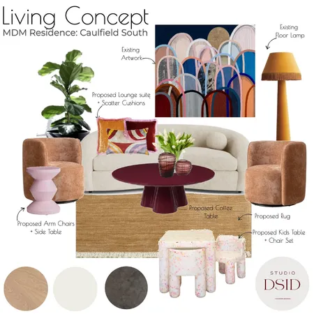 MDM Residence Interior Design Mood Board by DSID