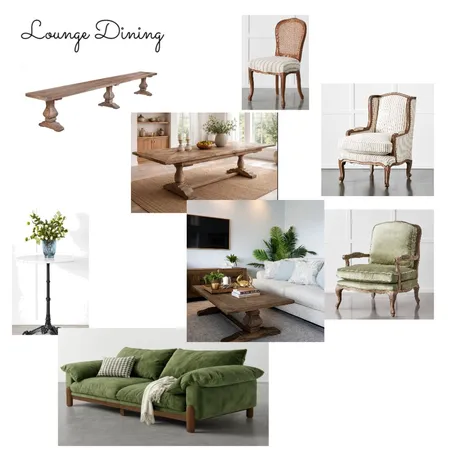 Eureka Lounge and Dining Interior Design Mood Board by Jendar Interior Design