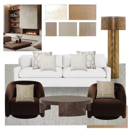 Atrium Living Room Interior Design Mood Board by Tasonyi & Co