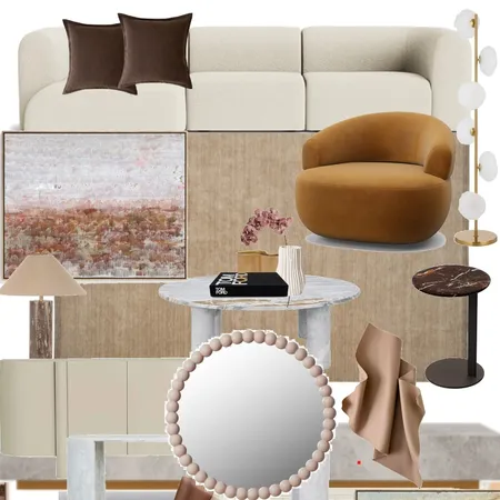 Living area sculptured art v1 globewest livng Interior Design Mood Board by Efi Papasavva