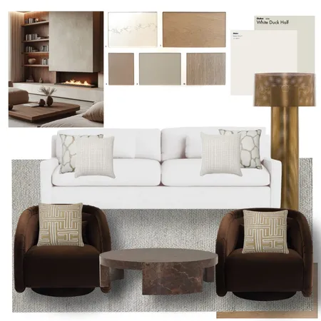 Atrium Living Room Interior Design Mood Board by Tasonyi & Co
