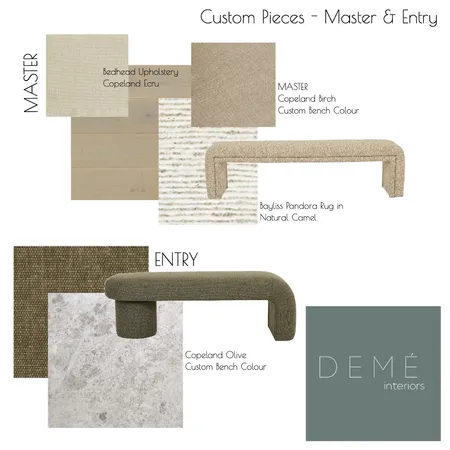 Roberts St - Custom Pieces Interior Design Mood Board by Demé Interiors