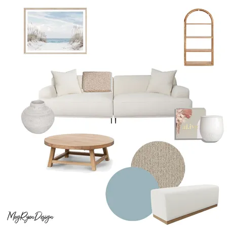 Spring Lounge Room Refresh Interior Design Mood Board by Meg Ryan Design