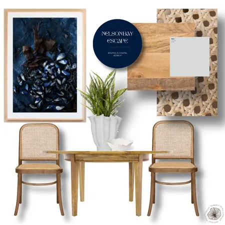 Dining Area - Nelson Bay Escape - Boutique Accommodation Interior Design Mood Board by Michelle Canny Interiors