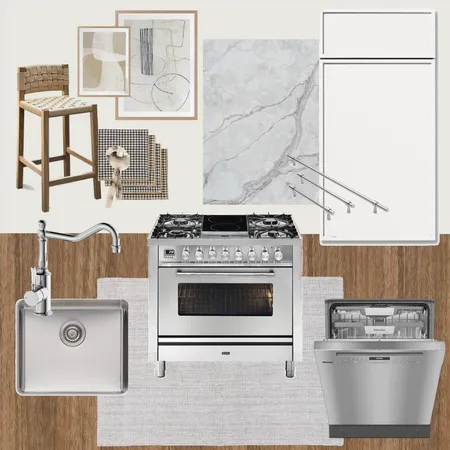 Queens Quay Kitchen Interior Design Mood Board by Tia Rose Interiors