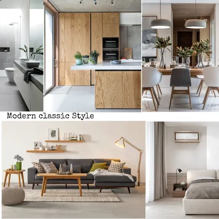 סגנון מודרני קלאסי Interior Design Mood Board by mazi on Style Sourcebook