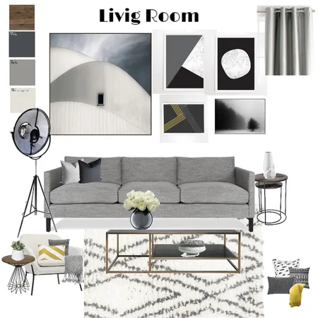 Living Room Interior Design Mood Board by Branislava Bursac on Style Sourcebook