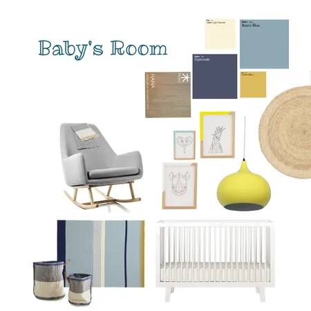 Baby's Room Interior Design Mood Board by Branislava Bursac on Style Sourcebook