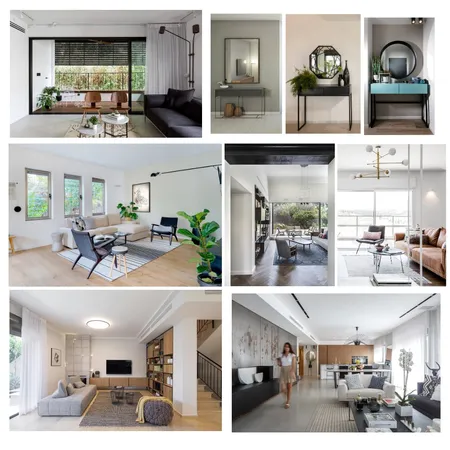 סלון אקלקטי מודרני Interior Design Mood Board by bosmat on Style Sourcebook