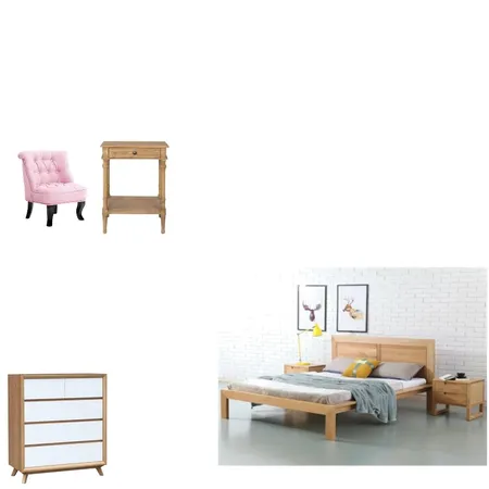 חדר שינה ורוד Interior Design Mood Board by rinatziv on Style Sourcebook