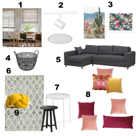 סלון שלב א Interior Design Mood Board by tehila on Style Sourcebook