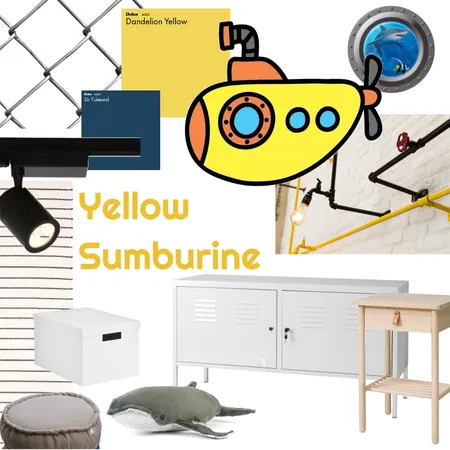 הצוללת הצהובה Interior Design Mood Board by shanipalmai on Style Sourcebook