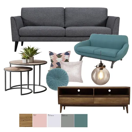 3הסלון של קרן ואלעד Interior Design Mood Board by liatrasyan
