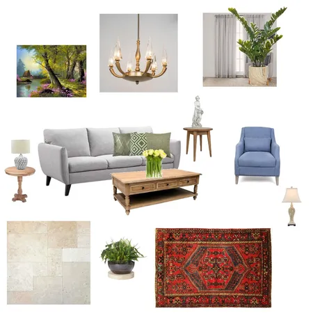 פטריסיה לוח השראה Interior Design Mood Board by chen