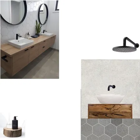 חדר רחצה כפרי עץ ולבן Interior Design Mood Board by yehudit on Style Sourcebook