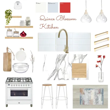 Quince Blossom Kitchen Interior Design Mood Board by JoannaLee on Style Sourcebook