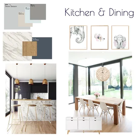 Kitchen &amp; Dining Room Interior Design Mood Board by MODDEZIGN on Style Sourcebook