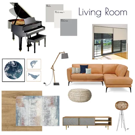 Living Room - City Cottage Interior Design Mood Board by MODDEZIGN on Style Sourcebook