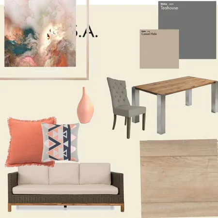 Семестриален проект оранжево Interior Design Mood Board by Martina_2016 on Style Sourcebook