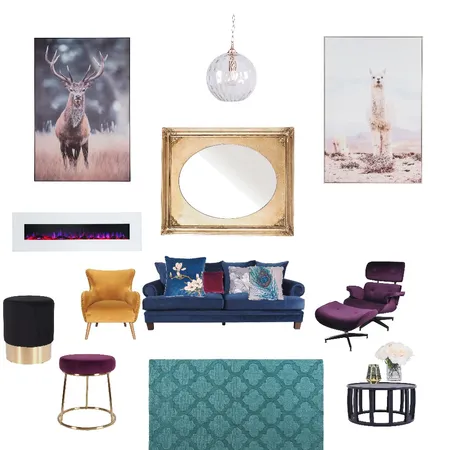 bold and glam Interior Design Mood Board by liz983 on Style Sourcebook