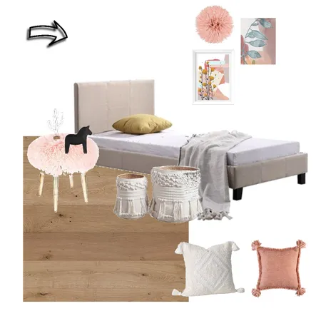 חדר ילדה הרצליה Interior Design Mood Board by kika on Style Sourcebook