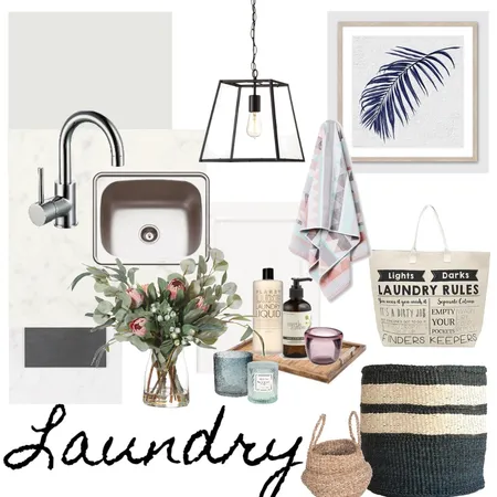 Coastal Laundry Lux Interior Design Mood Board by LauraMcPhee on Style Sourcebook