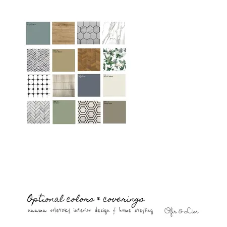 צבעים וחיפויים Interior Design Mood Board by naamainteriordesign