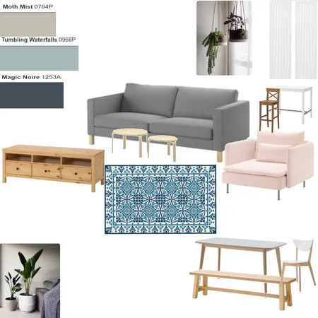 שחר פליישר סלון Interior Design Mood Board by reutloop