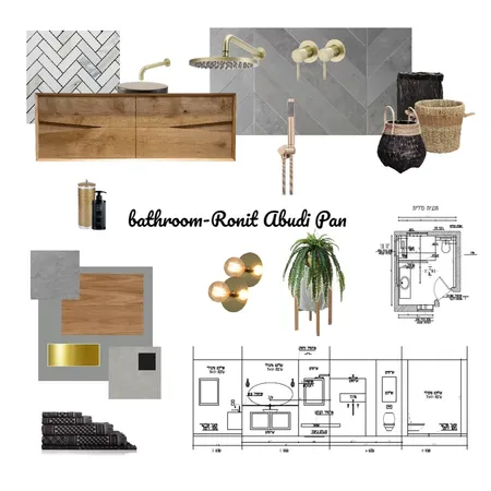 לוח השראה חדר רחצה Interior Design Mood Board by ronitabudi on Style Sourcebook