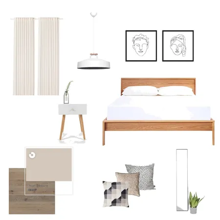 חדר אהרון וניצה Interior Design Mood Board by yuvaltesler