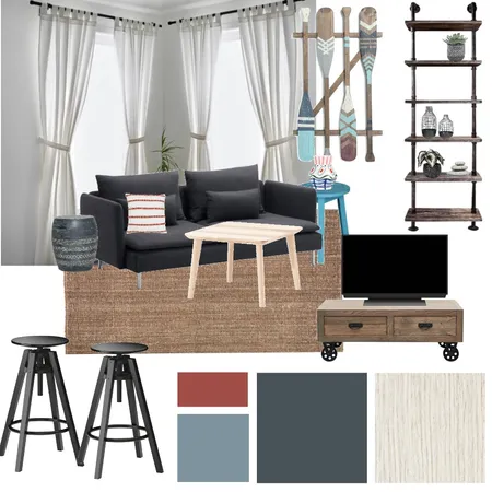 2הדירה הכחולה Interior Design Mood Board by ormashiach