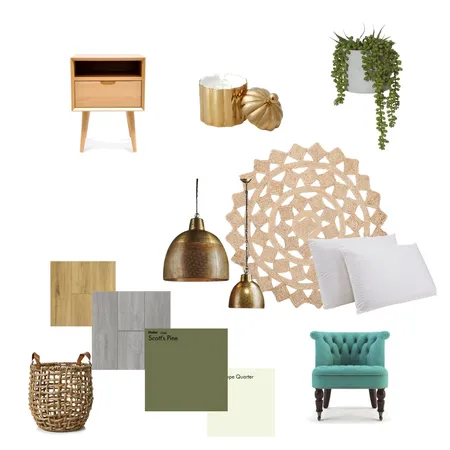 חדר שינה Interior Design Mood Board by Lizo