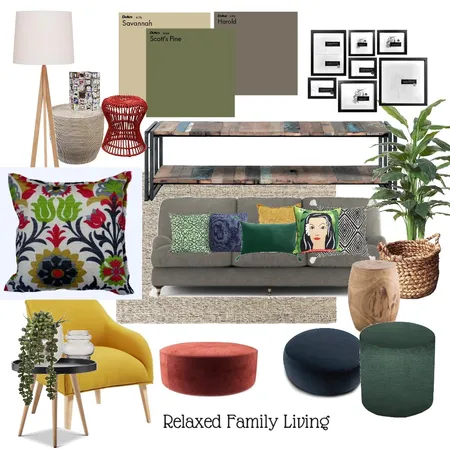 Living Room Interior Design Mood Board by CJGDesign on Style Sourcebook