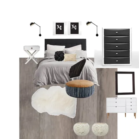 Desiree's Bedroom Interior Design Mood Board by Carolina.davila on Style Sourcebook
