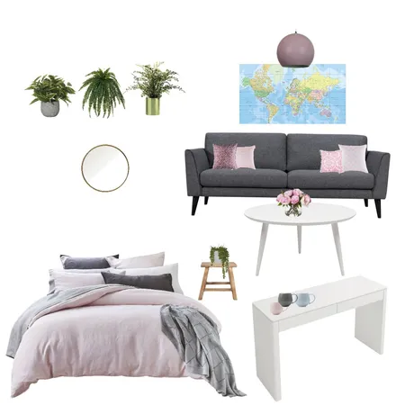 לוח השראה דבורה Interior Design Mood Board by maayan