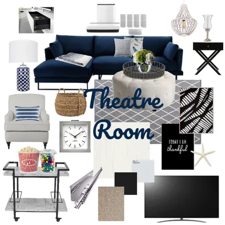 Home Theatre Interior Design Mood Board by miasaccardo on Style Sourcebook
